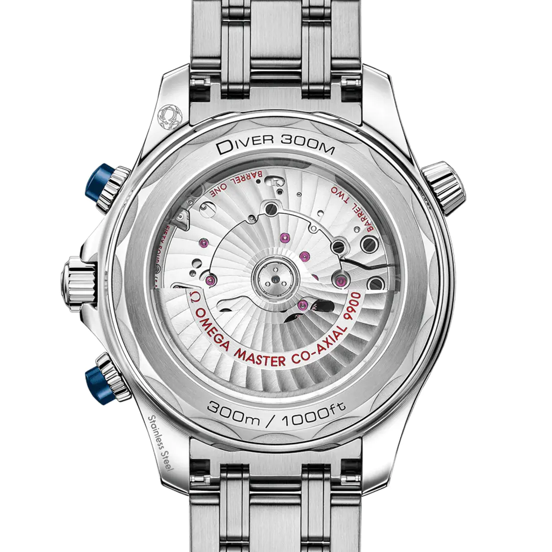 OMEGA Seamaster Diver 300m 44mm Chrome/Blue Dial Automatic Bracelet Watch - Image 2