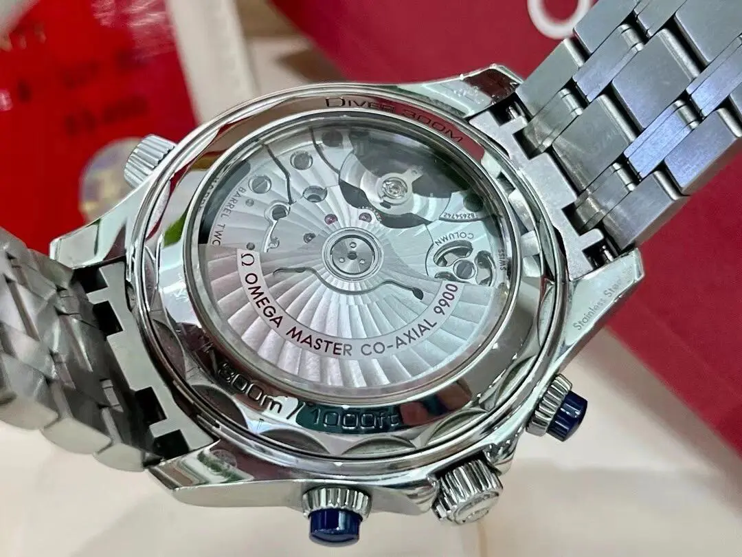 OMEGA Seamaster Diver 300m 44mm Chrome/Blue Dial Automatic Bracelet Watch - Image 5