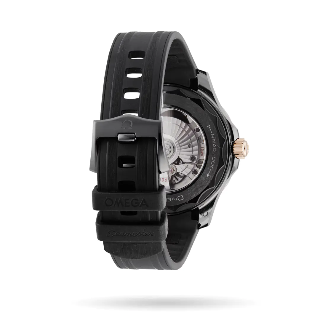 OMEGA Seamaster Diver 300m 43.5mm Black Ceramic & 18ct Sedna Gold Men's Watch - Image 8