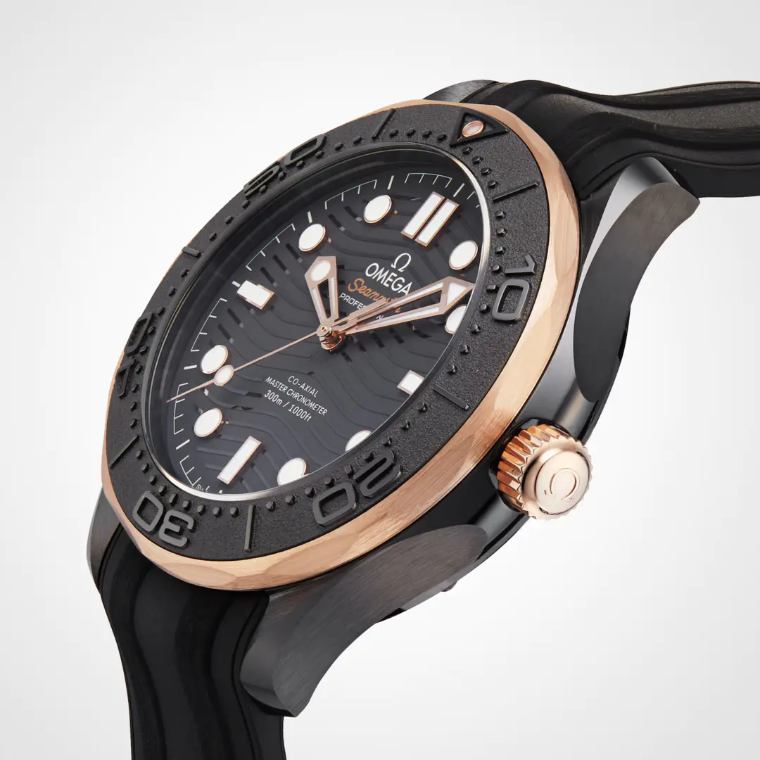 OMEGA Seamaster Diver 300m 43.5mm Black Ceramic & 18ct Sedna Gold Men's Watch - Image 7