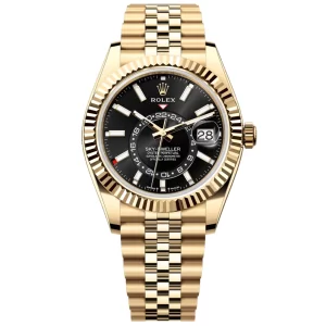 196746c5c52a40ada305c57930c1ce81 Rolex Sky-Dweller Oyster, 42 mm, yellow goldReference 336938