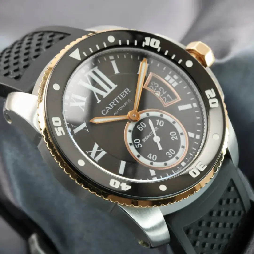 CARTIER Calibre Rose Gold Mix Black 42mm - Image 3