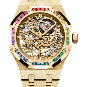 Royal Oak Frosted Gold Double Balance Wheel Openworked Ref. 15468BA.YG. 37 mm1259BA.01-B