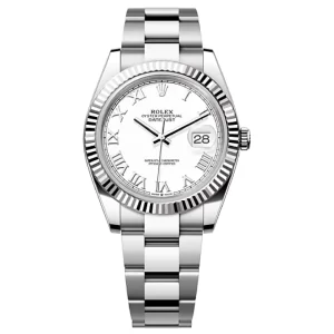Rolex DATEJUST Oyster, 41 mm, Oystersteel and white gold M126334-0023
