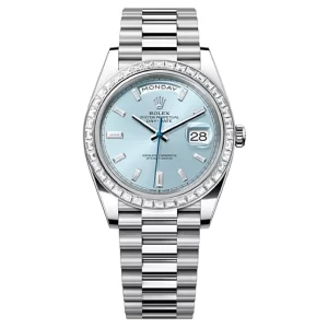 340967deaaaa4a20a9689d866f8ed412 Rolex DAY-DATE Oyster, 40 mm, platinum and diamonds M228396TBR-0002
