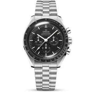 OMEGA Speedmaster Moonwatch 42mm Hesalite Glass Men's Bracelet Watch