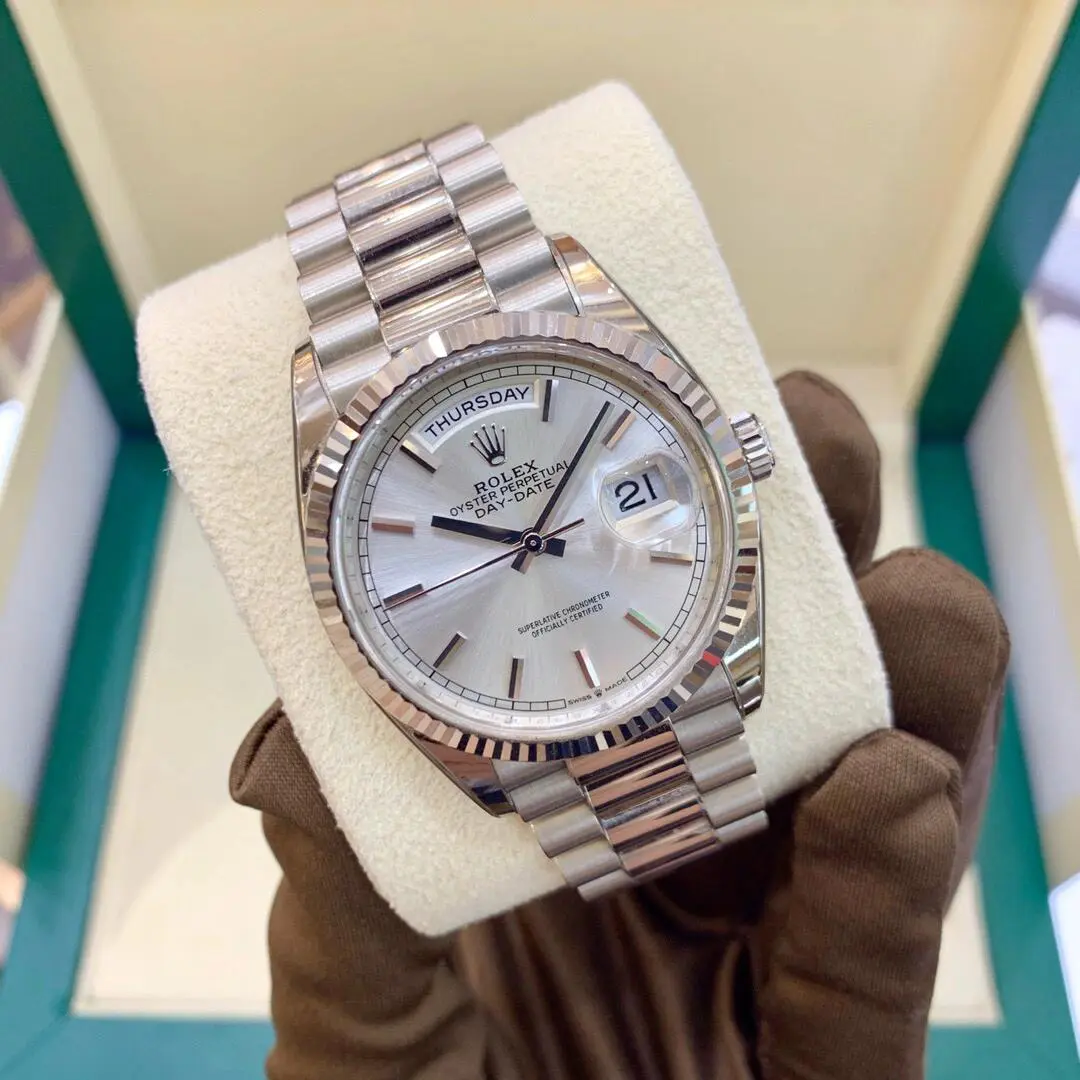 Rolex DAY-DATE Oyster, 36 mm, white gold M128239-0005 - Image 4