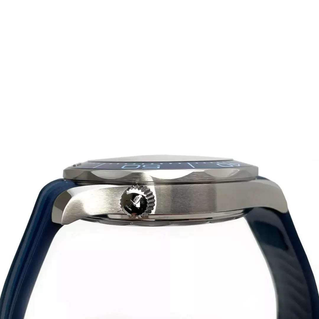 OMEGA Seamaster Diver 300m 42mm Summer Blue Dial Rubber Strap Watch - Image 4