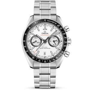 46b4e95227ea4467a42a2eadbacc60a2 OMEGA Speedmaster Racing 44.25mm White Dial Automatic Bracelet Watch