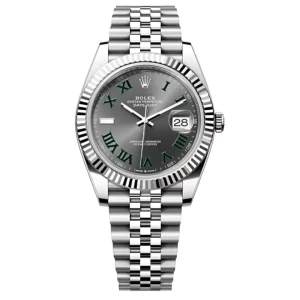 Rolex DATEJUST Oyster, 41 mm, Oystersteel and white gold M126334-0022