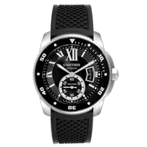 59ac9c1c322342a5a99c3b5a014819c5 CARTIER Calibre Diver Black Rubber 42mm