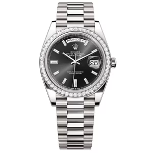 607b893a52d043cc906443c64d977801 Rolex DAY-DATE Oyster, 40 mm, white gold and diamonds M228349RBR-0003
