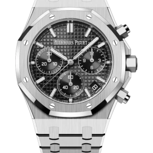 6343ef5c517c4e0482c162bd17cdf17b ROYAL OAK Black Dial CHRONOGRAPH 41mm