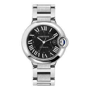 67622728aa11400b8a037980ecc16c12 CARTIER BALLON BLEU black face 42 mm