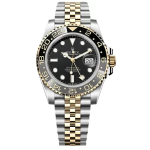 Rolex GMT-MASTER II Oyster, 40 mm, Oystersteel and yellow gold M126713GRNR-0001