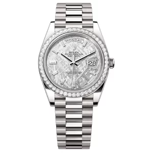 6eccc6f9c2504811a092543396d42a60 Rolex DAY-DATE Oyster, 40 mm, white gold and diamonds M228349RBR-0040