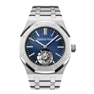 Audemars Piguet Royal Oak Selfwinding Flying Tourbillon 41mm Men's Watch - Ref: 26530ST.OO.1220ST.01 - Blue Dial, Stainless Steel Bracelet