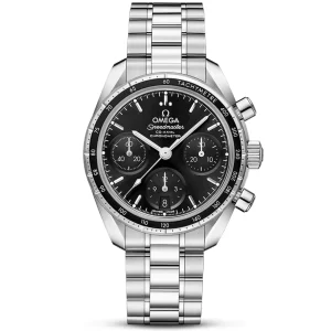 OMEGA Speedmaster 38mm Black Dial & Bezel Automatic Chronograph Watch