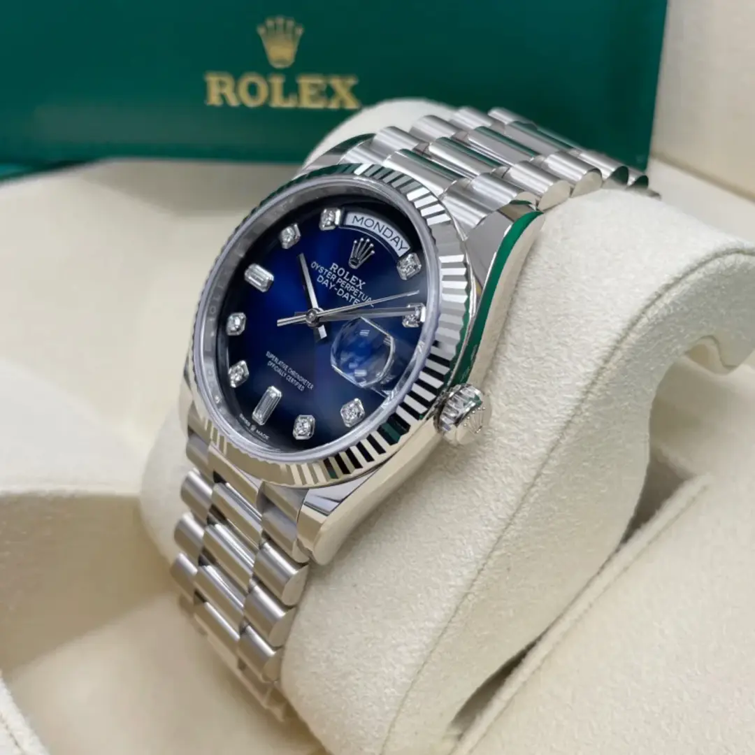 Rolex DAY-DATE Oyster, 36 mm, white gold M128239-0023 - Image 3