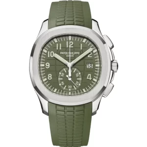 9106849d92fe40eea99d71a34067c623 PATEK PHILIPPE Aquanaut 5968G-010 Khaki Green 42.2mm