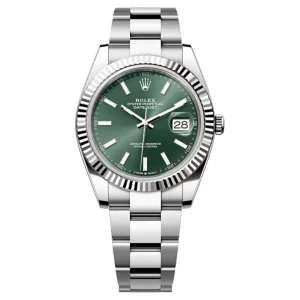 Rolex DATEJUST Oyster, 41 mm, Oystersteel and white gold M126334-0027