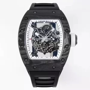 RM055 Skeleton Black 42mm