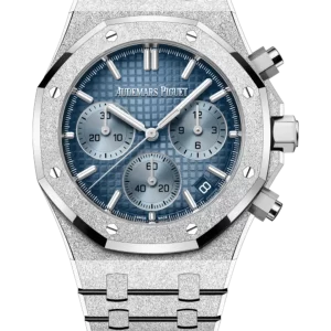 9f7a435ef03d45988c7a826ffe80370d ROYAL OAK FROSTED CHRONOGRAPH Blue Dial 41mm