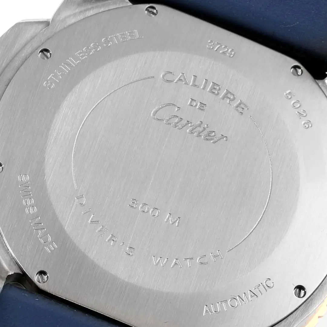 CARTIER CALIBRE ROSE GOLD MIX BLUE 42mm - Image 5