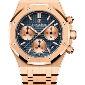 ROYAL OAK Pink Gold Blue Dial CHRONOGRAPH 41mm