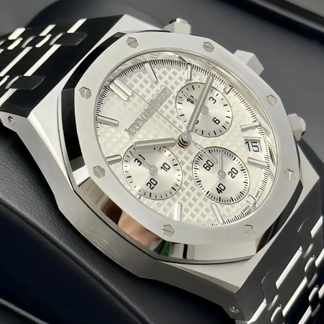 ROYAL OAK Silver-Toned Dial CHRONOGRAPH 41mm - Image 5