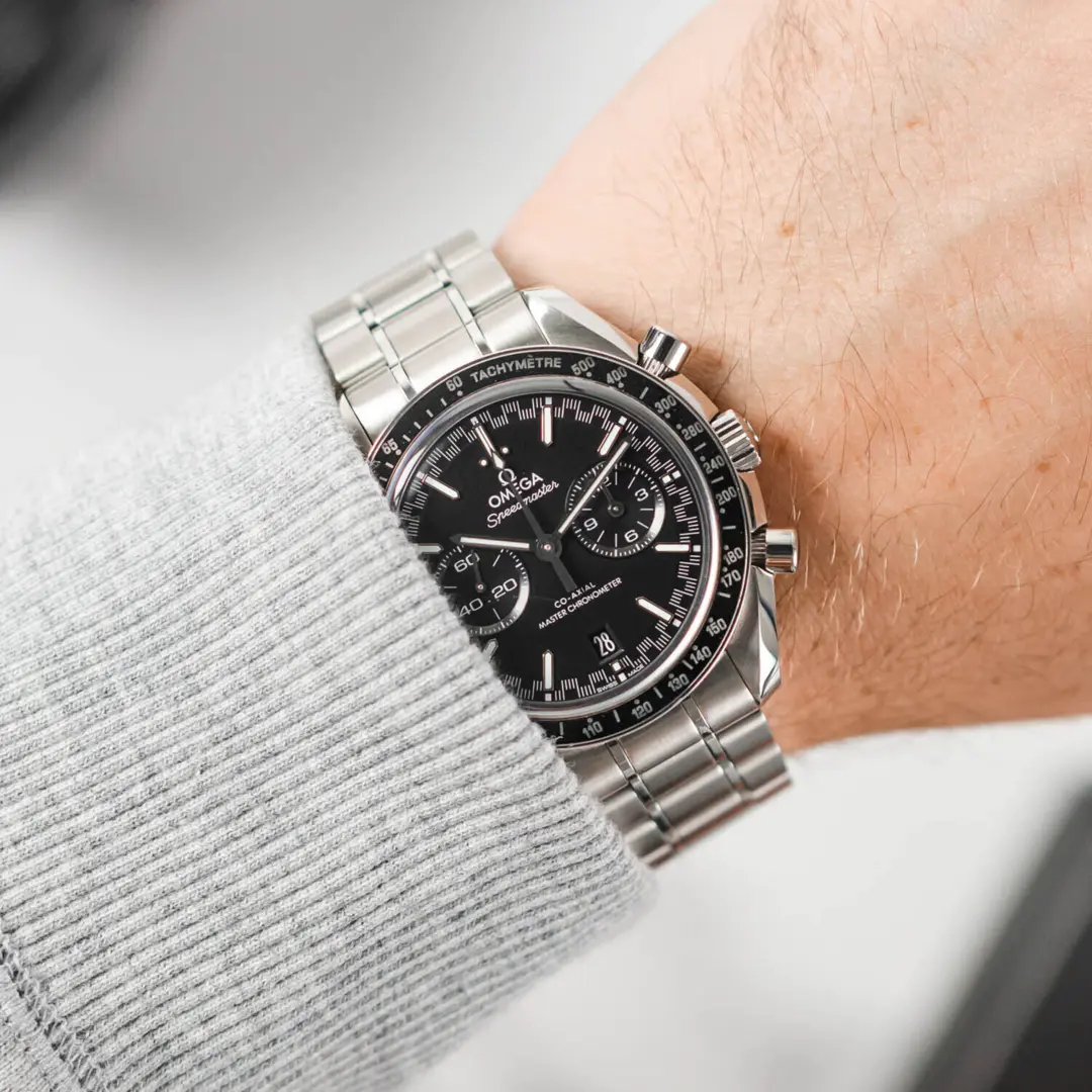 OMEGA Speedmaster Racing 44.25mm Black Dial Men's Bracelet Watch - Image 5