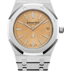 c17d4b27be8d43b6bd29085a36a76cb2 ROYAL OAK “JUMBO” EXTRA-THIN Pink Gold-toned Dial 39mm