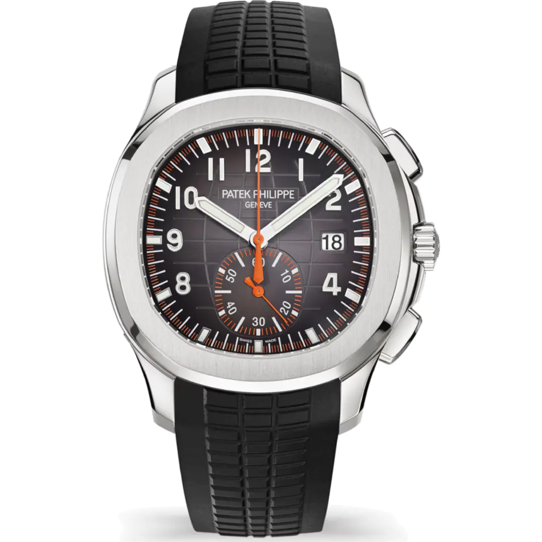 PATEK PHILIPPE Aquanaut 5968A-001 Black Dial Chronograph 42.2 mm