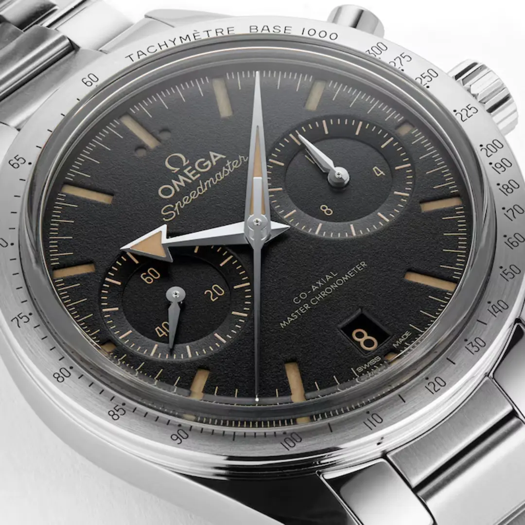 OMEGA Speedmaster '57 40.5mm Black Dial Chronograph Bracelet Watch - Image 8