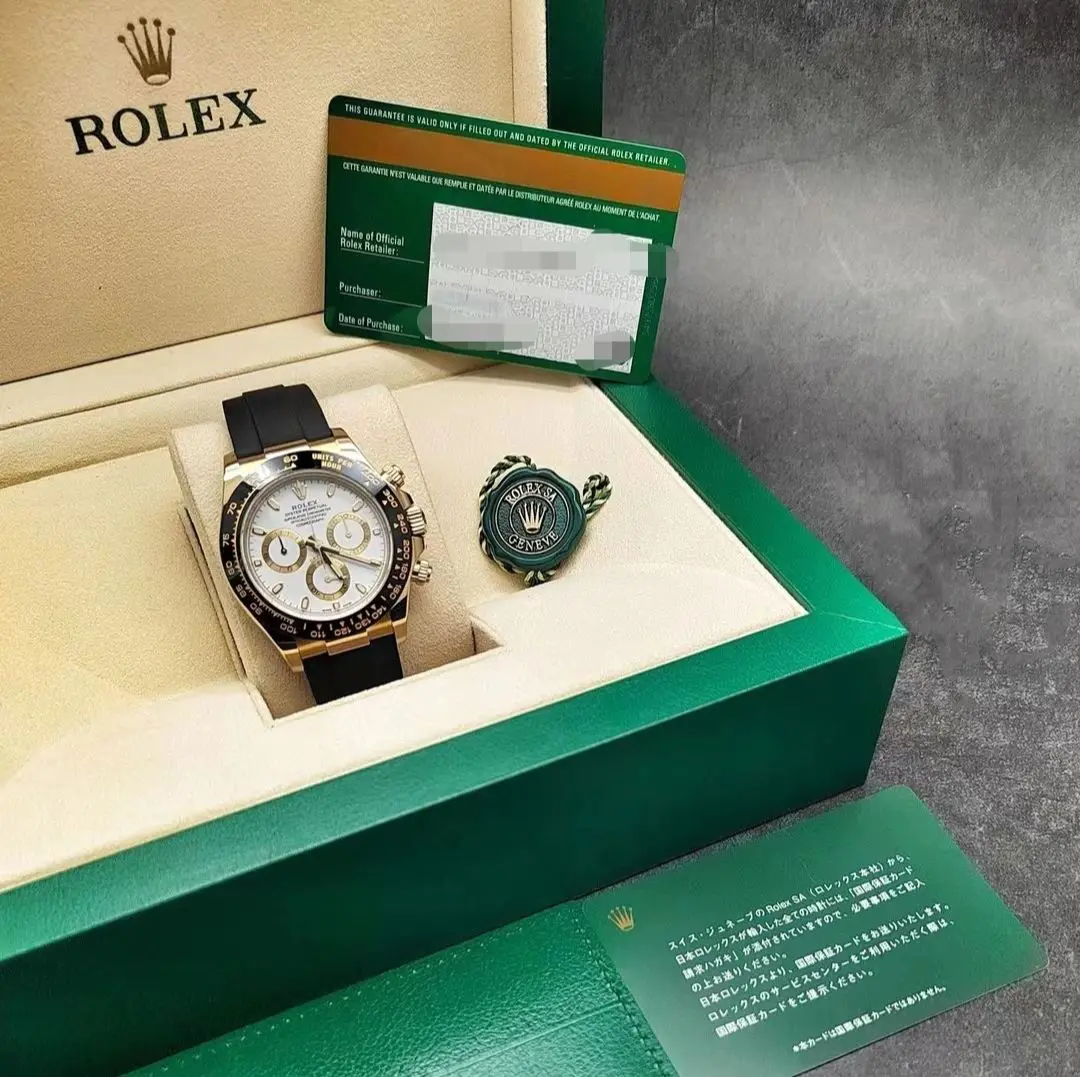 Rolex Cosmograph Daytona, White Dial, Yellow Gold, 116518LN - Image 5