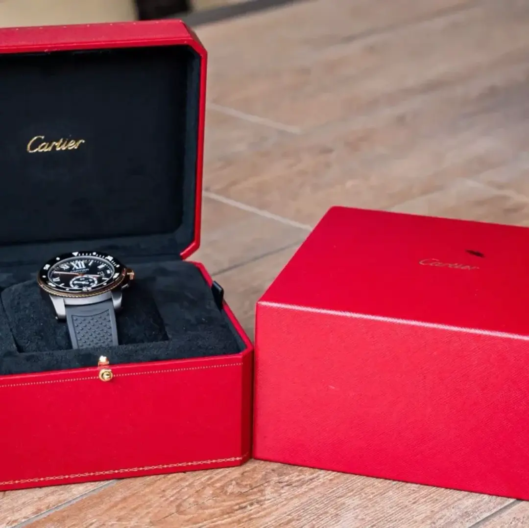 CARTIER Calibre Rose Gold Mix Full Black 42mm - Image 6