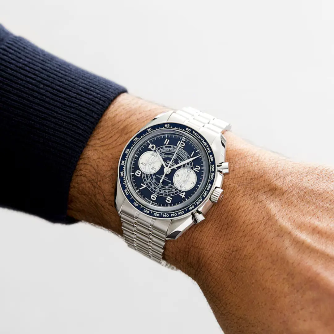 OMEGA Speedmaster Chronoscope 43mm Blue Dial Men's Chronograph Bracelet Watch - Image 9
