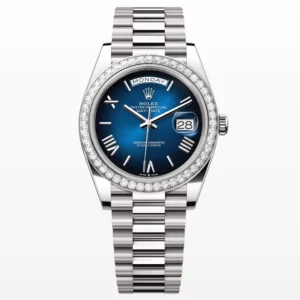 Day-Date 40 Oyster, 40 mm, white gold and diamonds Reference 228349RBR