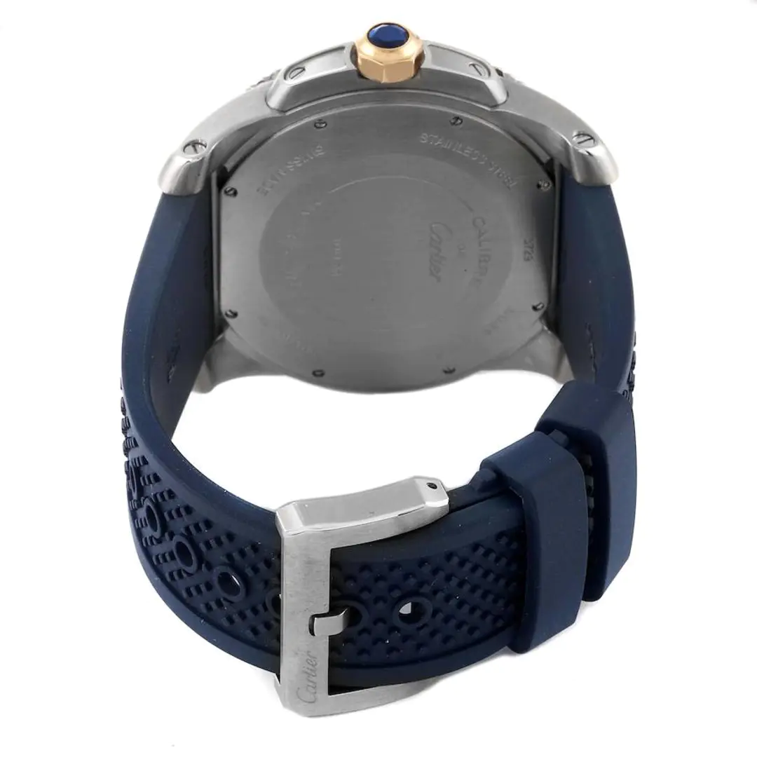 CARTIER CALIBRE ROSE GOLD MIX BLUE 42mm - Image 4
