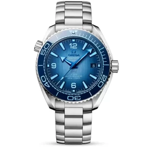 ee6ade209e644c59a6cbf601ff997c9f OMEGA Seamaster Planet Ocean 600m 39.5mm Summer Blue Dial Bracelet Watch