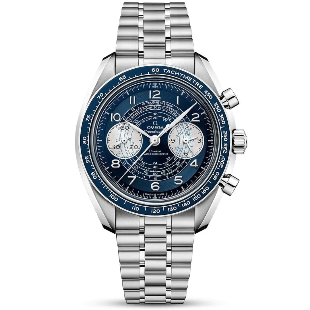 OMEGA Speedmaster Chronoscope 43mm Blue Dial Men's Chronograph Bracelet Watch