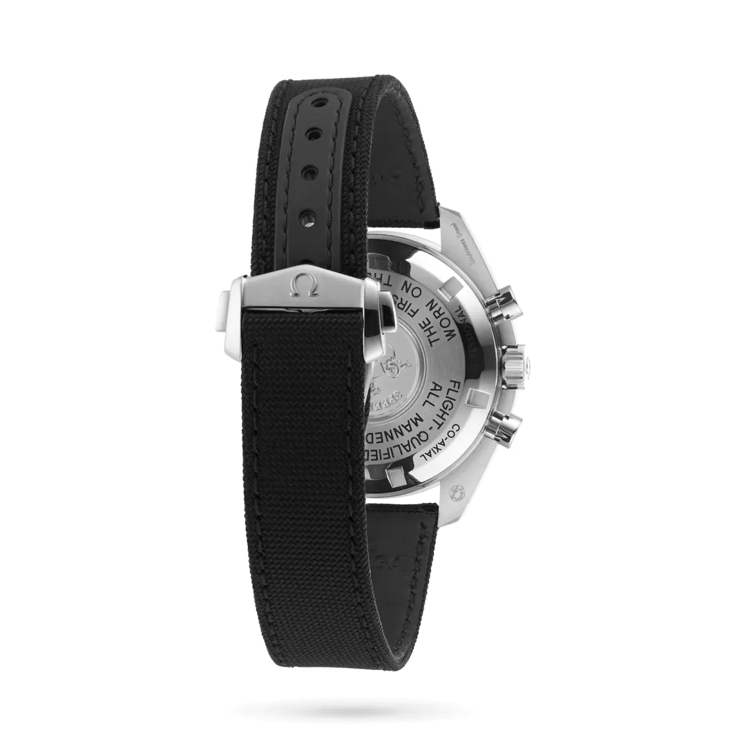 OMEGA Speedmaster Moonwatch 42mm Men's Nylon Strap Chronograph Watch - Image 5